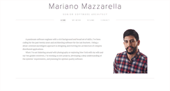 Desktop Screenshot of marianomazzarella.com