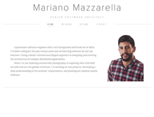 Tablet Screenshot of marianomazzarella.com